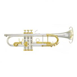 Phoenix TR-B1A Professional Silver Two-Tone Trumpet